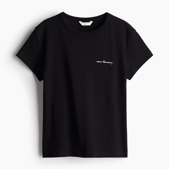 H&M Tops - H&M Black Short Sleeve Tee